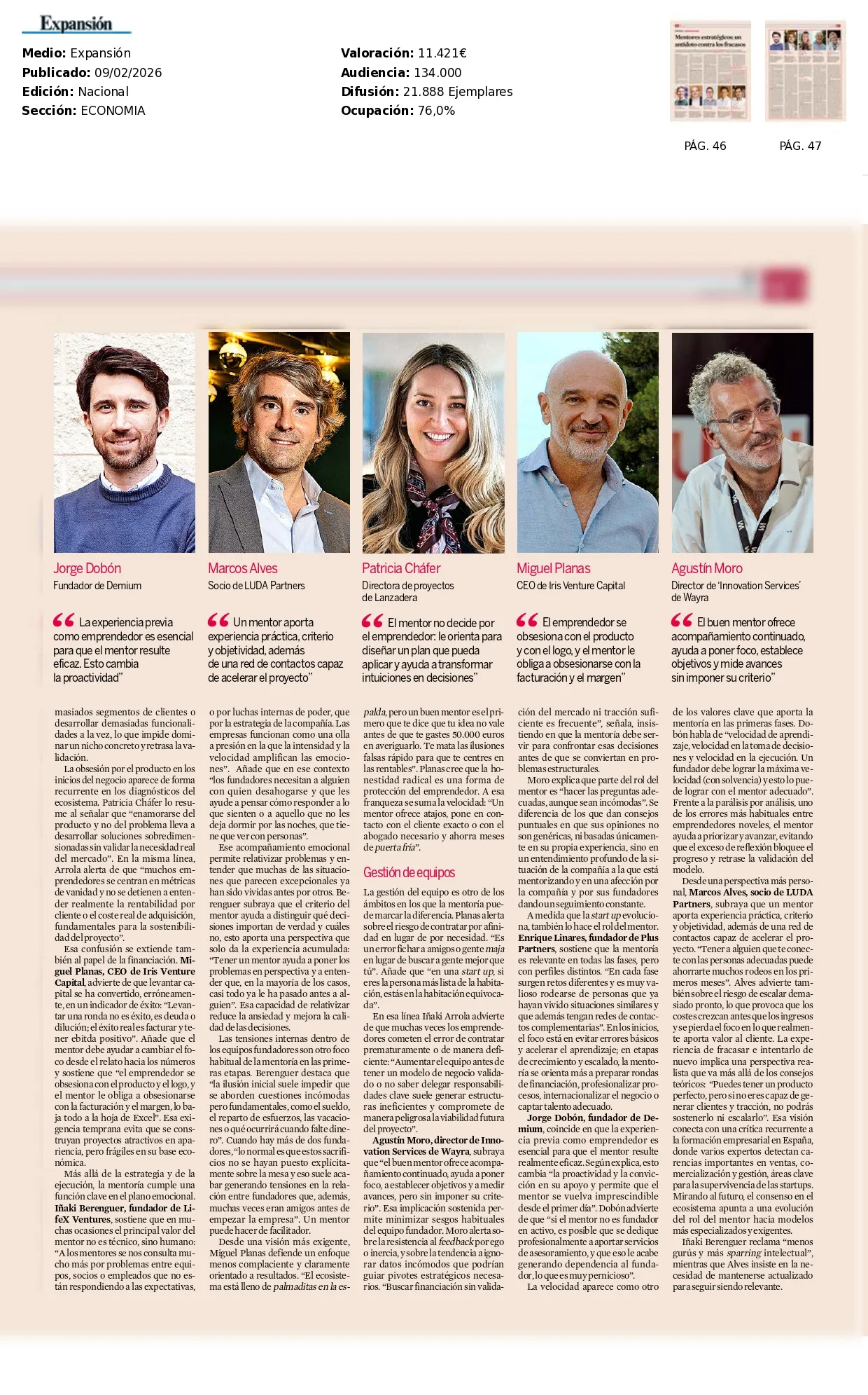 Mentores estratégicos: un antídoto para frenar los fracasos de los emprendedores